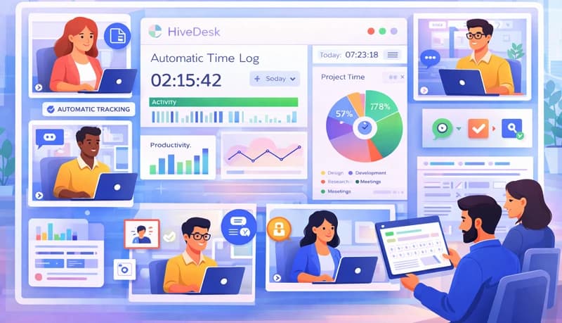 15 reasons to use HiveDesk’s automated time tracking