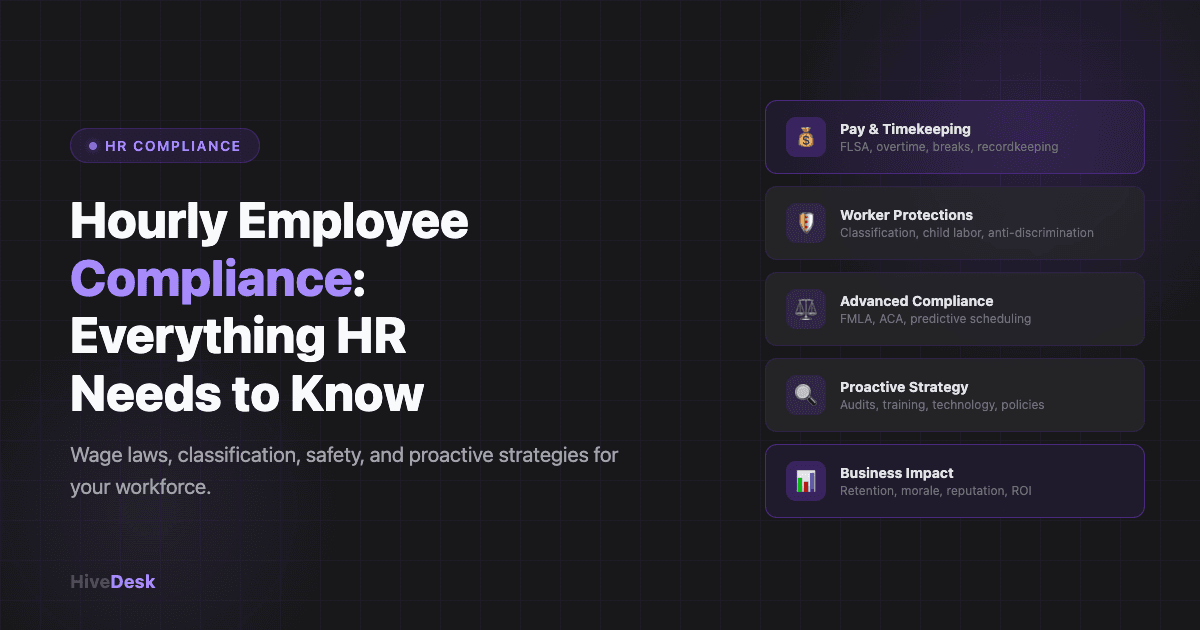 Hourly Employee Compliance: Everything HR Needs to Know