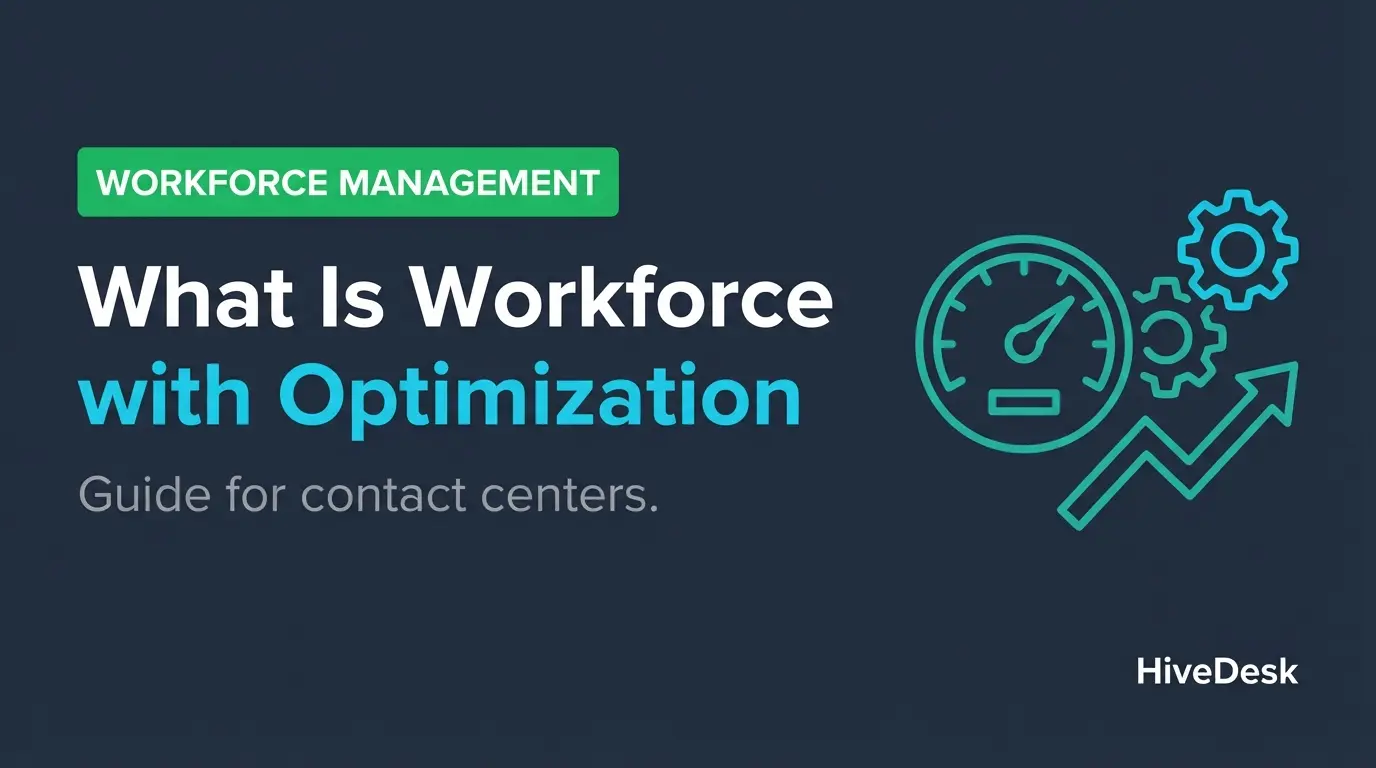 What Is Workforce Optimization? Guide for Contact Centers