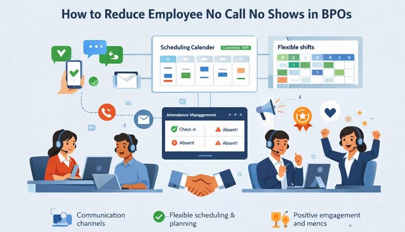 How to Reduce No-Call No-Shows in BPOs