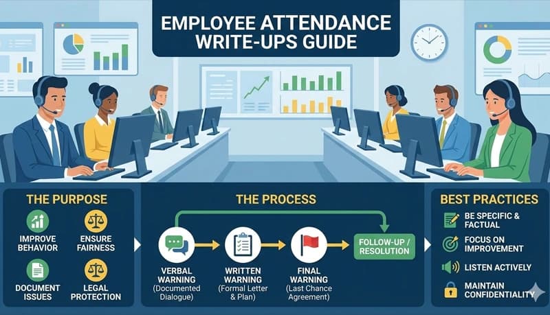 Attendance Write-Ups in Call Centers — When and How to Use