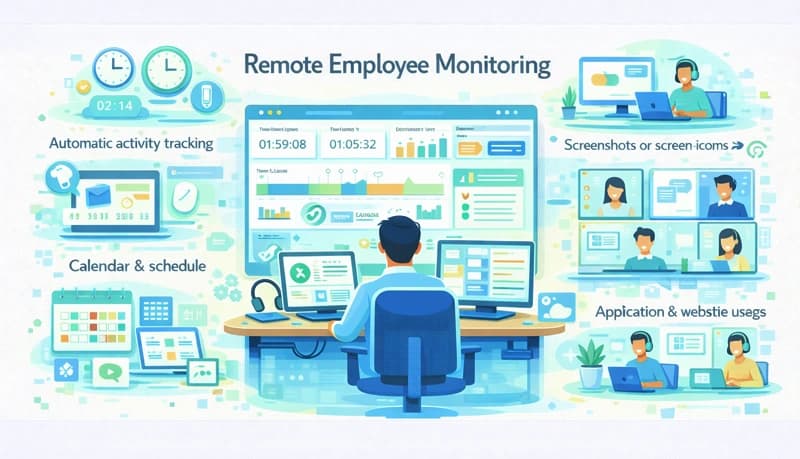 Remote employee monitoring for digital marketing agencies
