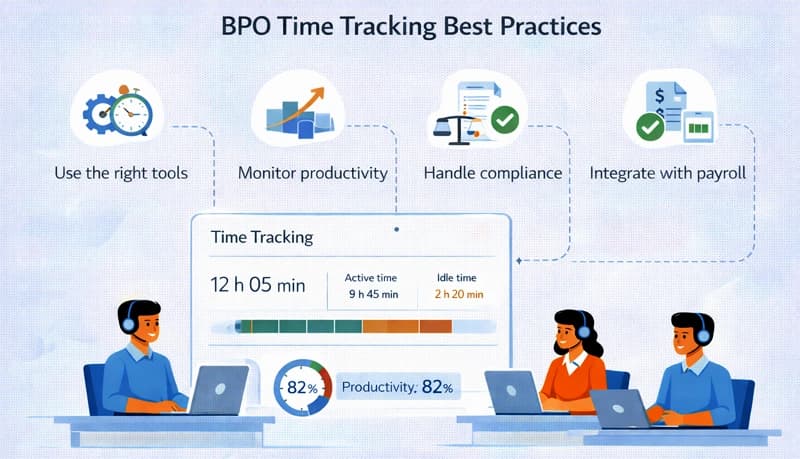 Time Tracking Best Practices for BPO Companies