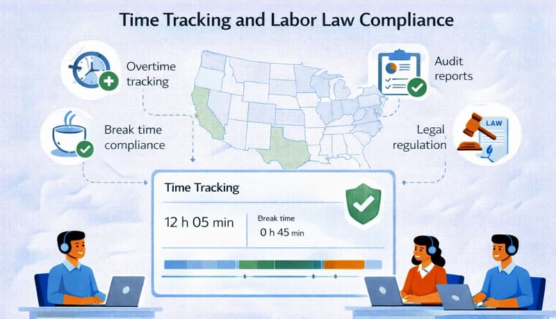 Time Tracking and Labor Law Compliance for Employers