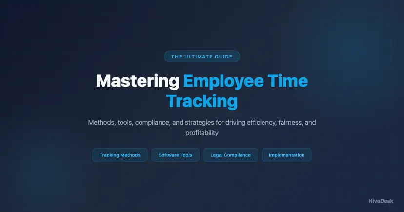 Employee Time Tracking — The Complete Guide for 2026