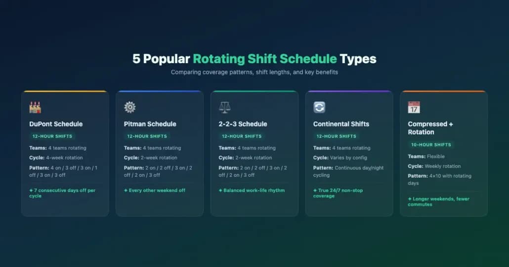 Popular Rotating Shift Schedule Examples You Should Know