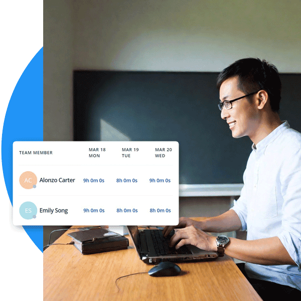 Accurate employee timesheet generated from GPS time clock data