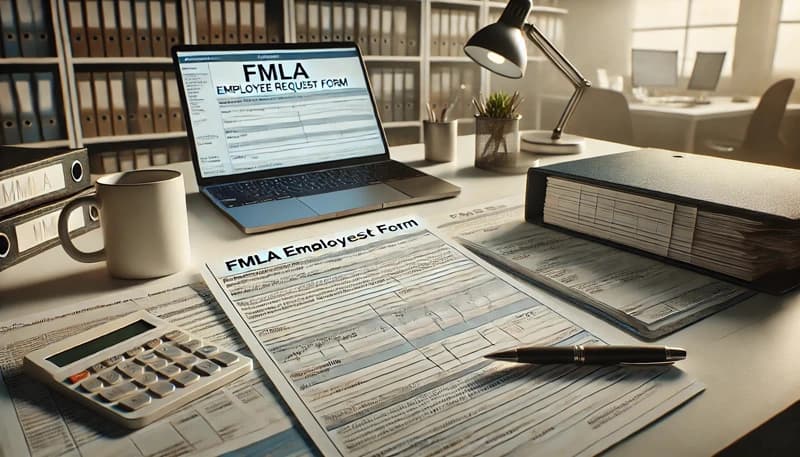 FMLA employee request form template