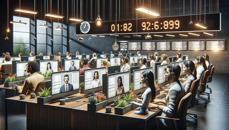 Call center shift schedule template with break times