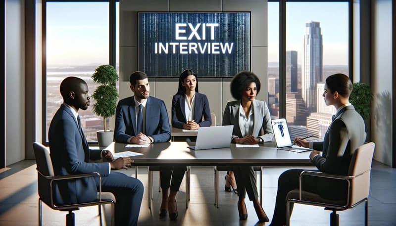 Employee exit interview form template