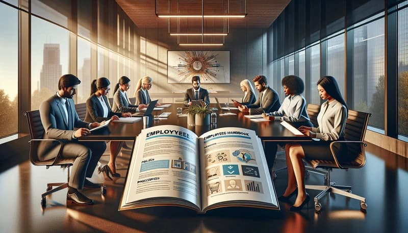 Employee handbook template for service businesses