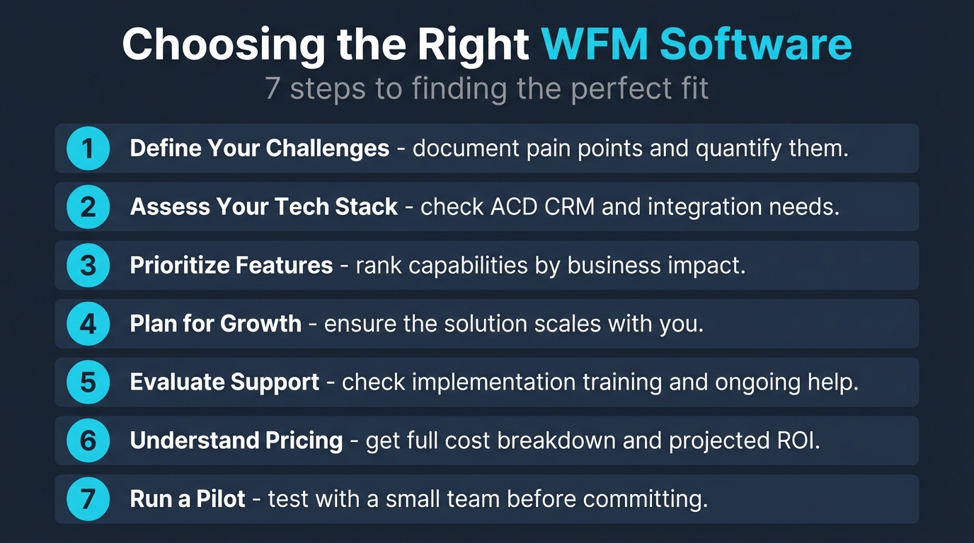 Choosing the Right WFM Software
