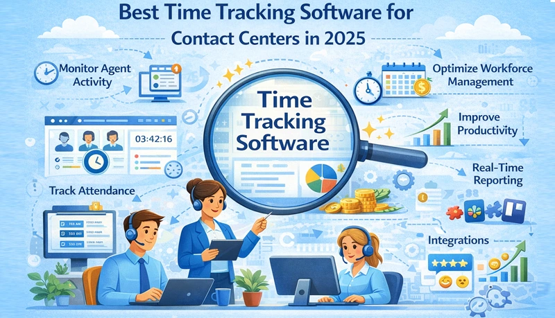 Time Tracking Software for Contact Centers — How to Choose | HiveDesk