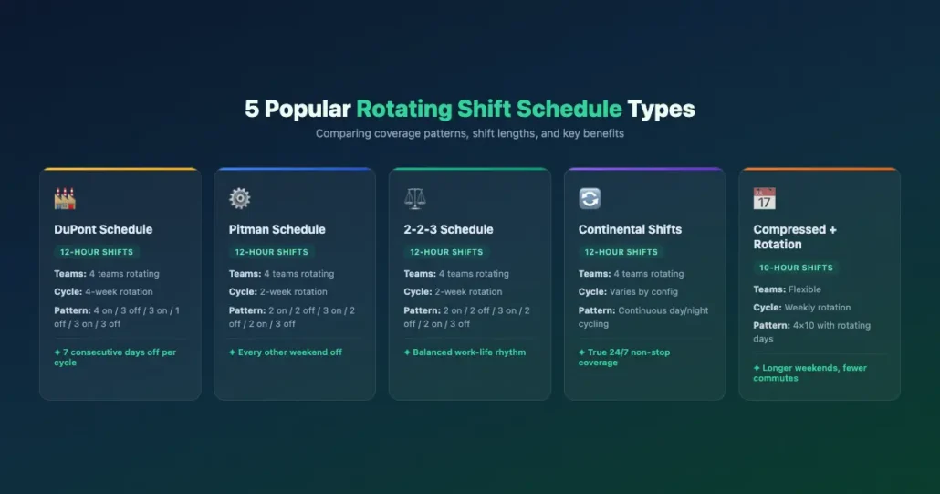 Popular Rotating Shift Schedule Examples You Should Know
