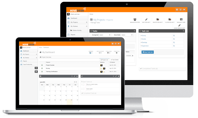 HiveDesk Time Tracking App
