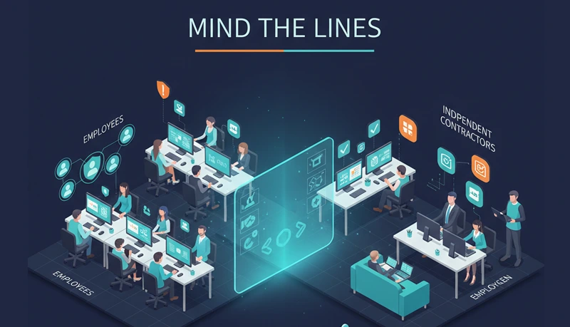 The line between employee and contractor