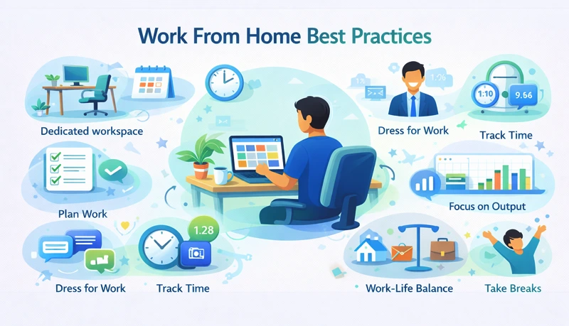 9 work from home best practices