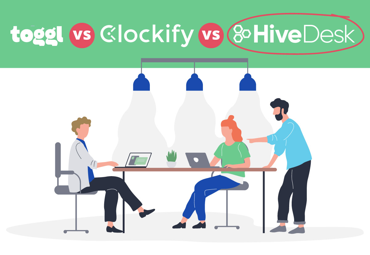 Toggl vs Clockify vs HiveDesk
