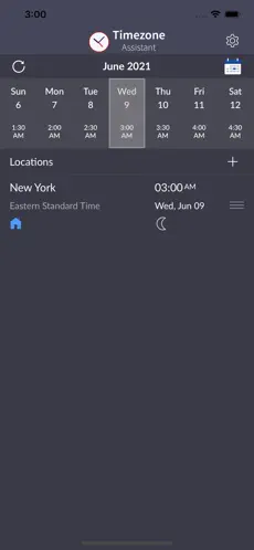 Timezone converter app
