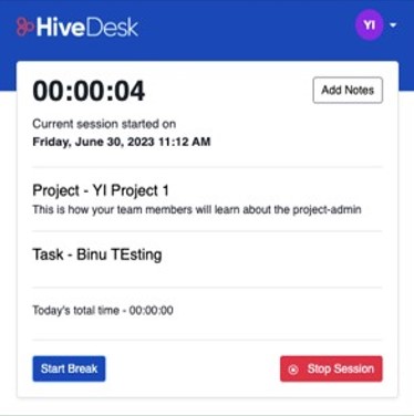 Chrome time tracker extension timer control