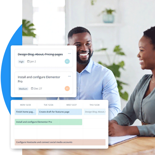 Projects and task tracking software