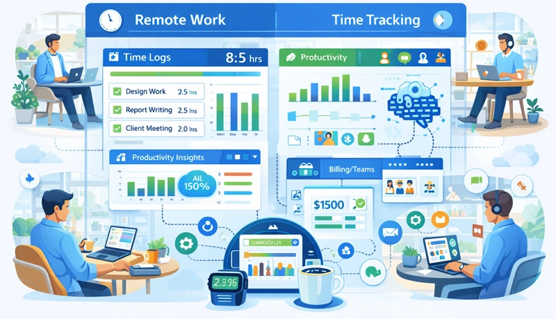 Emerging Trends in Remote Work: The Role of Time Tracking Software