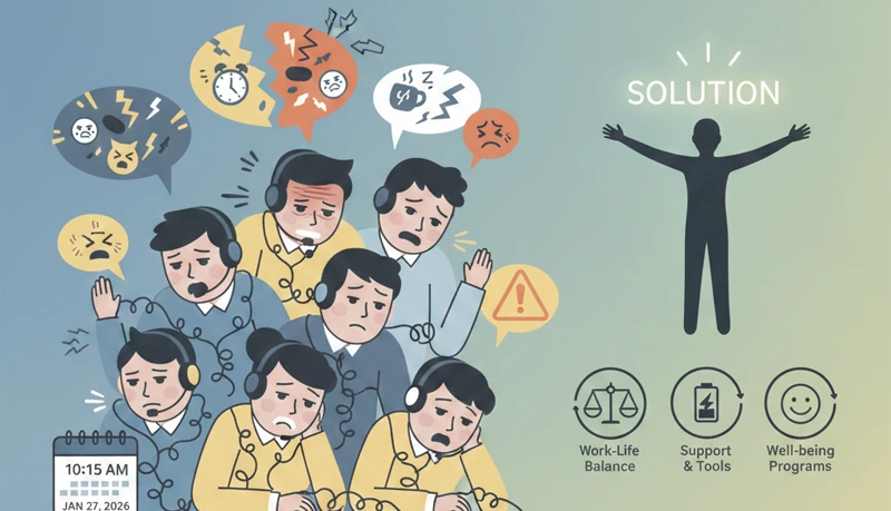 Call Center Employee Burnout Statistics & Trends 2024