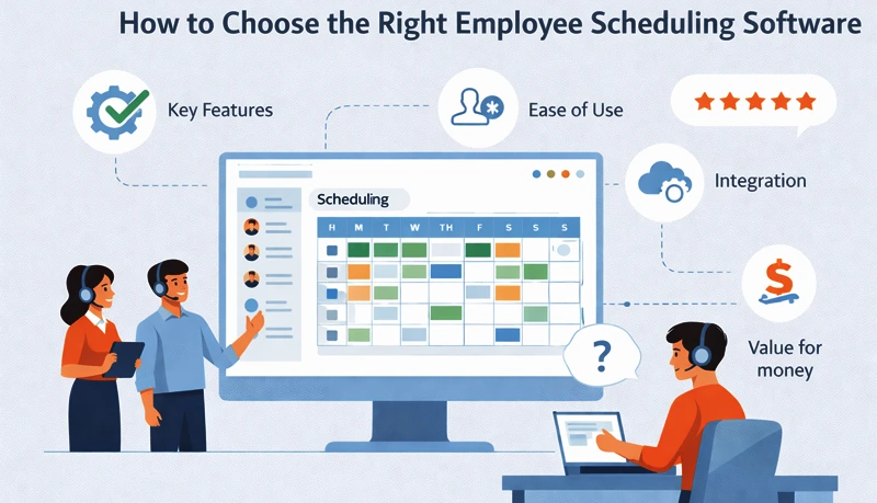How to Choose the Right Employee Scheduling Software for Your Call Center or BPO