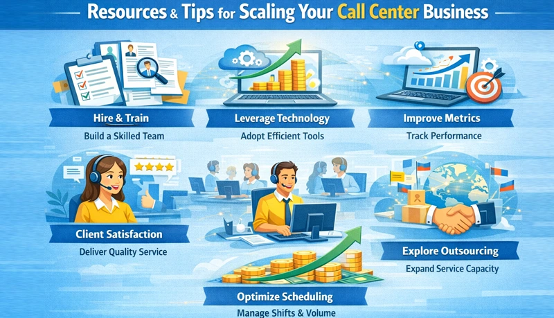 Resources and Tips for Scaling a Call Center Business
