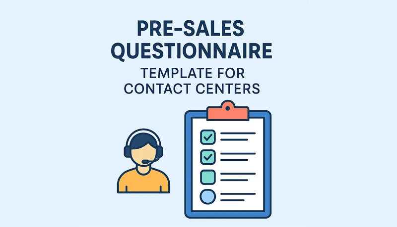 Pre-Sales Questionnaire Template for Customer Service Prospects