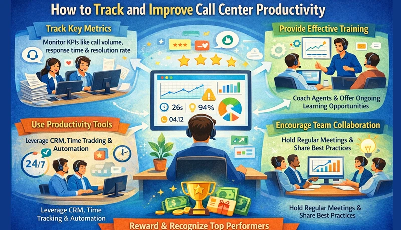 How to Track and Improve Call Center Productivity