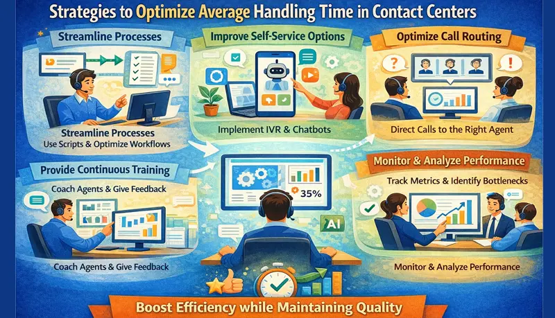 Strategies for Optimizing Average Handling Time in Contact Centers