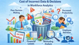 Cost of incorrect data and decisions in workforce analytics