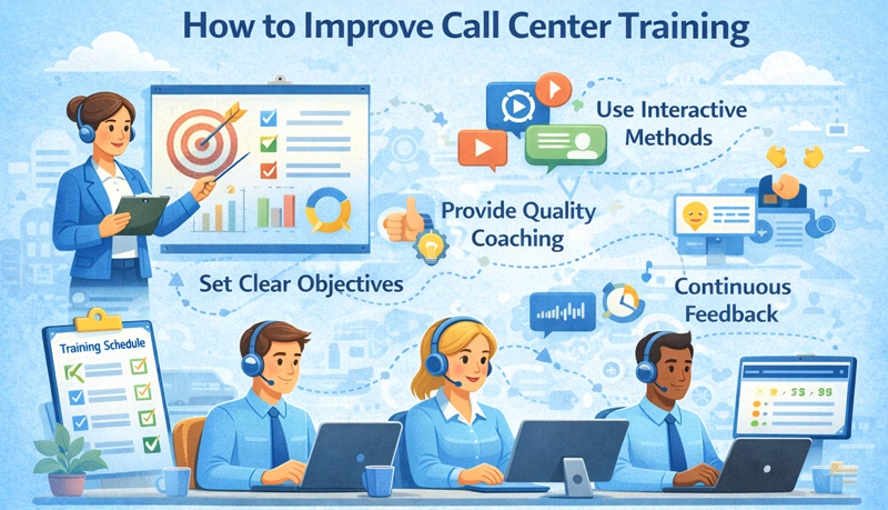 How to Improve Call Center Training: A Step-by-Step Guide
