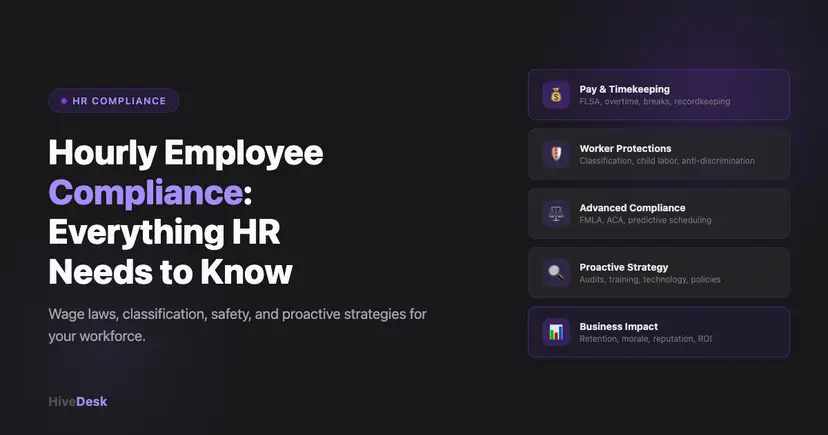 Hourly Employee Compliance: Everything HR Needs to Know