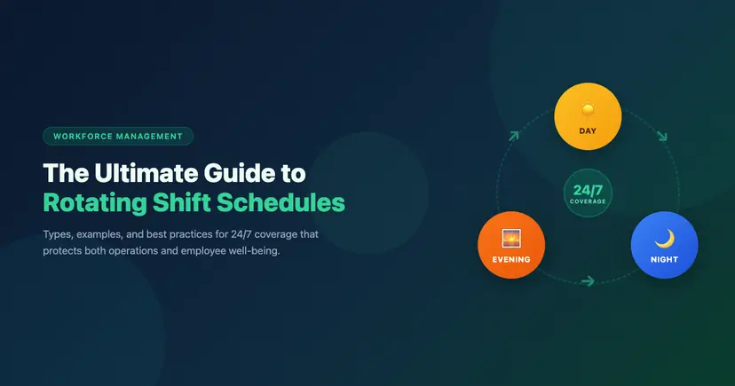 The Ultimate Guide to Rotating Shift Schedules: Types, Examples & Best Practices