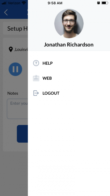 Log out